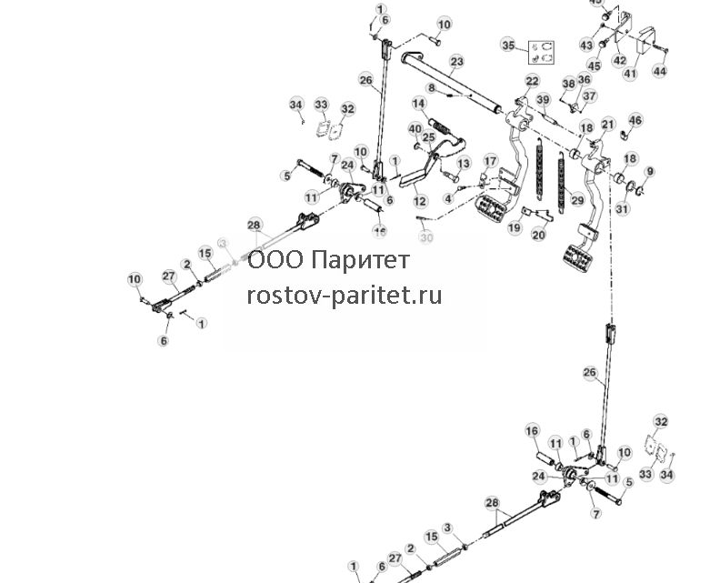 Ручное и ножное управление дроссельной заслонкой, кабина - ST305264 448.jpg